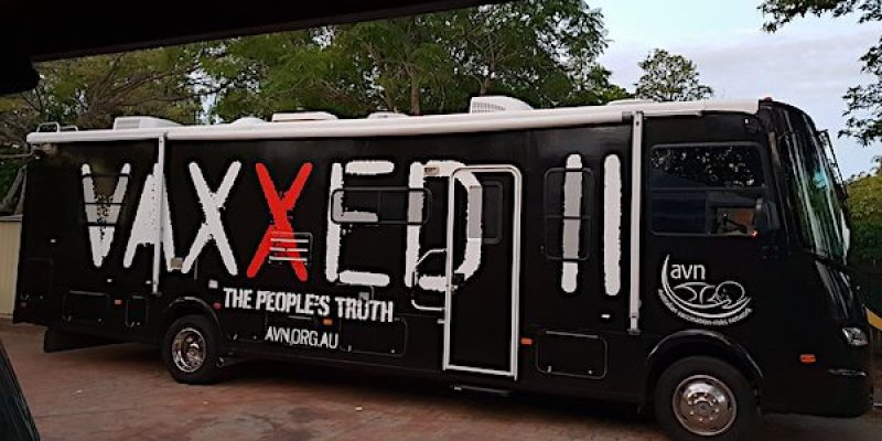 australian vaxxed bus